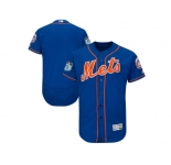 New York Mets Blank Royal 2017 Spring Training Flexbase Authentic Collection Stitched Baseball Jersey