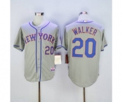 mlb jerseys new york mets #20 walker grey
