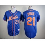 mlb jerseys new york mets #21 duda blue[number orange]