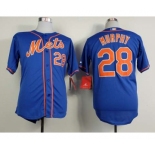 mlb jerseys new york mets #28 murphy blue[number orange]