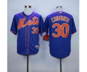 mlb jerseys new york mets #30 conforto blue[conforto]
