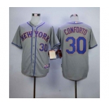 mlb jerseys new york mets #30 conforto grey[conforto]