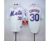 mlb jerseys new york mets #30 conforto white[conforto](blue stripe)