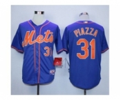 mlb jerseys new york mets #31 piazza blue