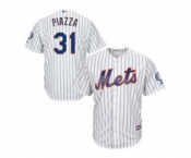 mlb jerseys new york mets #31 piazza white(blue strip 2016 Hall Of Fame Induction)