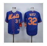 mlb jerseys new york mets #32 matz blue[number orange]