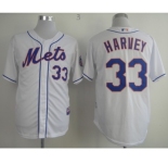 mlb jerseys new york mets #33 harvey white[2013 mlb all star patch]
