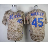 mlb jerseys new york mets #45 wheeler camo[2014 new]