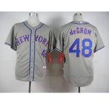 mlb jerseys new york mets #48 degrom grey