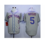 mlb jerseys new york mets #5 david wright grey