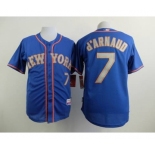 mlb jerseys new york mets #7 d.arnaud blue[number grey][d.arnaud]
