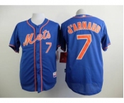 mlb jerseys new york mets #7 d.arnaud blue[number orange][d.arnaud]
