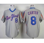 mlb jerseys new york mets #8 carter grey m&n