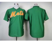 mlb jerseys new york mets blank m&n green