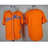 mlb jerseys new york mets blank orange[2013 mlb all star patch]