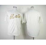 mlb jerseys new york mets blank white[strip][number camo]