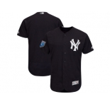 Men New York Yankees Customized Majestic Navy 2018 Spring Training Flex Base Team Jersey