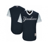Men's 2017 Little League World Series New York Yankees Navy Jersey