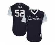 Men's 2017 Little League World Series Yankees #52 CC Sabathia Dub Navy Jersey