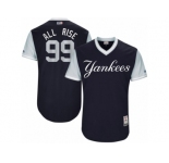 Men's 2017 Little League World Series Yankees Aaron Judge All Rise Navy Jersey