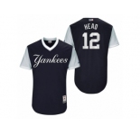 Men's 2017 Little League World Series Yankees Chase Headley Head Navy Jersey