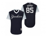 Men's 2017 Little League World Series Yankees Luis Cessa Quique Navy Jersey