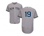Men's Majestic New York Yankees #19 Masahiro Tanaka Grey Flexbase Authentic Collection MLB Jersey