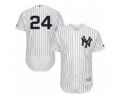 Men's Majestic New York Yankees #24 Gary Sanchez White Home Flexbase Authentic Collection MLB Jersey