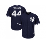 Men's Majestic New York Yankees #44 Reggie Jackson Replica Navy Blue Alternate MLB Jersey
