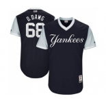 Men's Majestic New York Yankees #68 Dellin Betances D. Dawg Authentic Navy Blue 2017 Players Weekend MLB Jersey