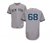 Men's Majestic New York Yankees #68 Dellin Betances Grey Flexbase Authentic Collection MLB Jersey