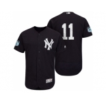 Men's New York Yankees #11 Brett Gardner 2017 Spring Training Flex Base Authentic Collection Stitched Baseball Jersey