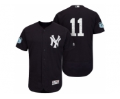 Men's New York Yankees #11 Brett Gardner 2017 Spring Training Flex Base Authentic Collection Stitched Baseball Jersey