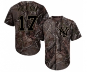Men's New York Yankees #17 Matt Holliday Authentic Camo Realtree Collection Flex Base Baseball Jersey