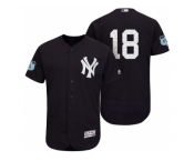 Men's New York Yankees #18 Didi Gregorius 2017 Spring Training Flex Base Authentic Collection Stitched Baseball Jersey