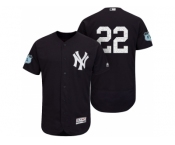 Men's New York Yankees #22 Jacoby Ellsbury 2017 Spring Training Flex Base Authentic Collection Stitched Baseball Jersey
