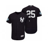 Men's New York Yankees #25 Mark Teixeira 2017 Spring Training Flex Base Authentic Collection Stitched Baseball Jersey