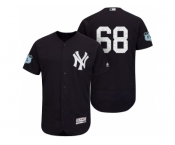 Men's New York Yankees #68 Dellin Betances 2017 Spring Training Flex Base Authentic Collection Stitched Baseball Jersey