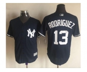 New York Yankees #13 Alex Rodriguez Navy Blue New Cool Base Stitched Baseball Jersey