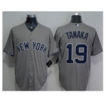 New York Yankees #19 Masahiro Tanaka Grey New Cool Base Stitched Baseball Jersey