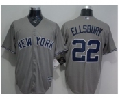 New York Yankees #22 Jacoby Ellsbury Grey New Cool Base Stitched Baseball Jersey