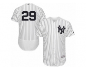 New York Yankees #29 Todd Frazier White Navy Flexbase Authentic Collection MLB Jersey