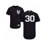 New York Yankees #30 David Robertson Navy Blue Flexbase Authentic Collection MLB Jersey