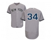 New York Yankees #34 Jamie Garcia Grey Flexbase Authentic Collection MLB Jersey