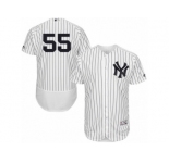 New York Yankees #55 Sonny Gray White Navy Flexbase Authentic Collection MLB Jersey