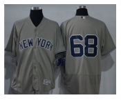 New York Yankees #68 Dellin Betances Grey Flexbase Authentic Collection Stitched Baseball Jersey