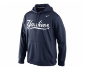 New York Yankees Nike Men's KO Wordmark Perfomance Navy MLB Hoodie