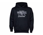 New York Yankees Script Baseball Pullover Navy Blue MLB Hoodie