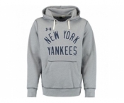 New York Yankees Under Armour Legacy Fleece Gray MLB Hoodie