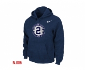 Nike Derek Jeter New York Yankees Official Final Season Commemorative Logo Pullover Hoodie D.Blue